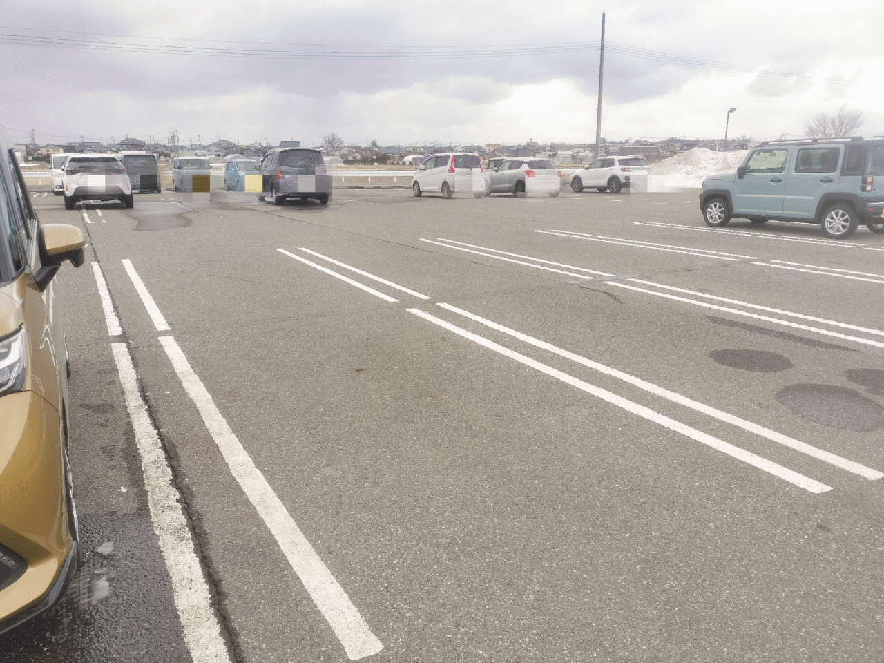 いっぺこ~との駐車場