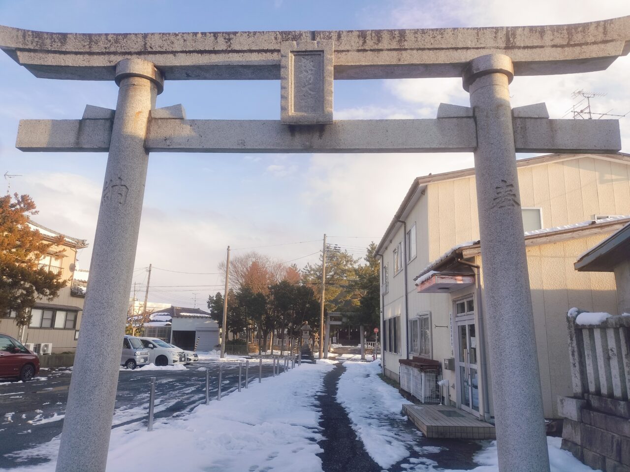 大諏訪神社の鳥居
