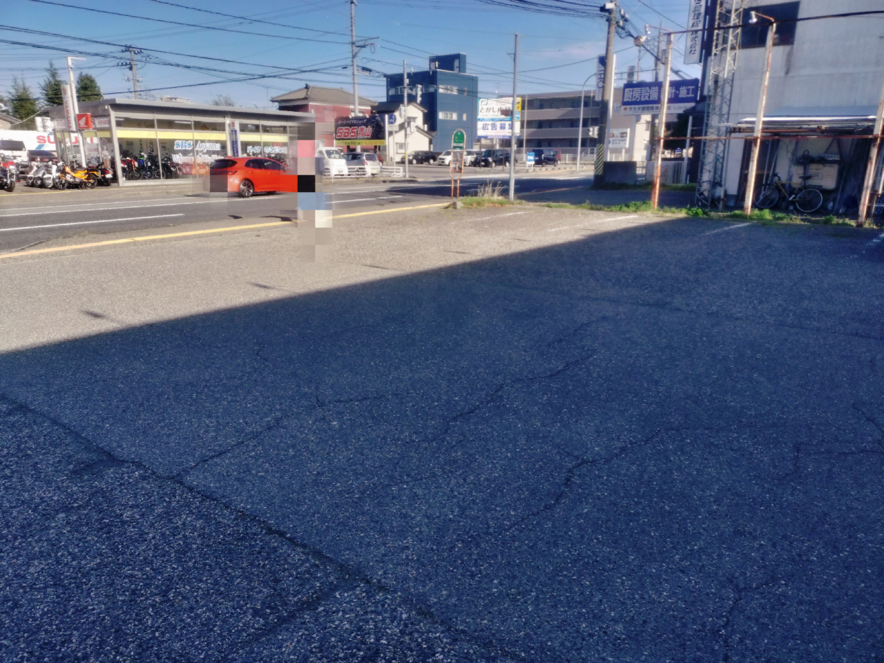 Cafeあんばす駐車スペース