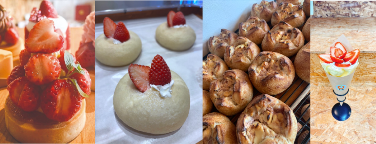 越後姫スイーツ＆パンまつり商品例