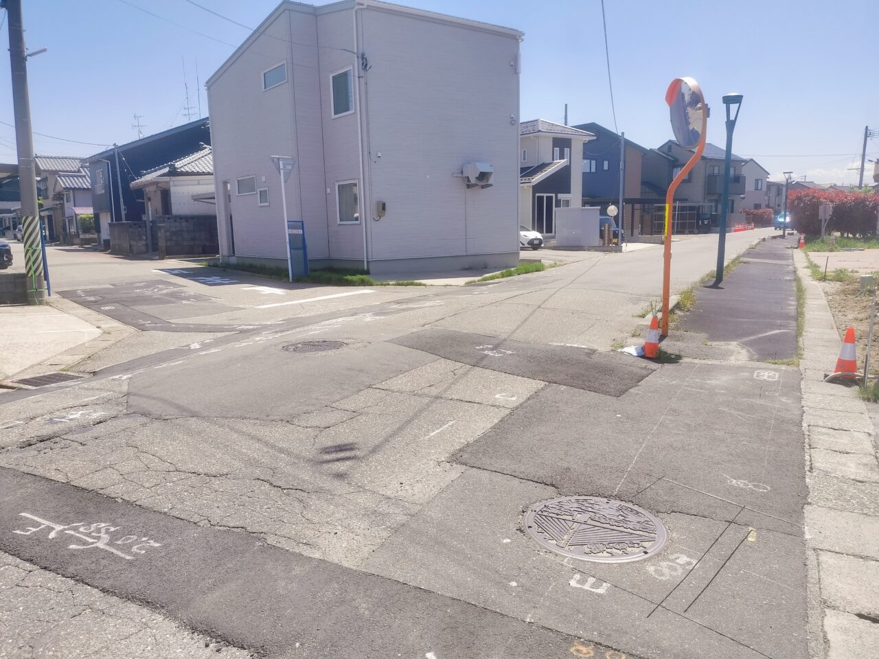 鳥原水道工事箇所