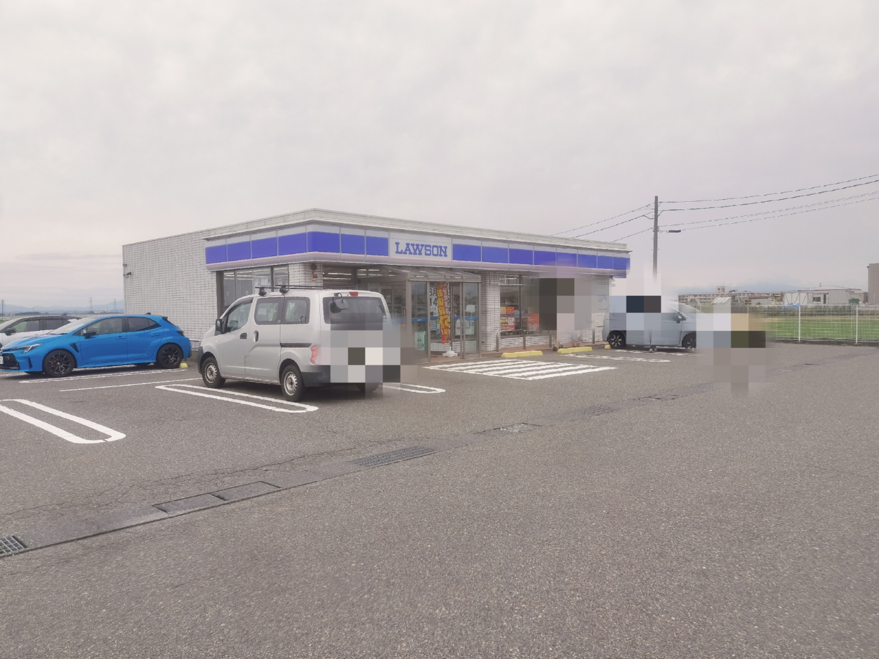ローソン新潟西川善光寺店外観