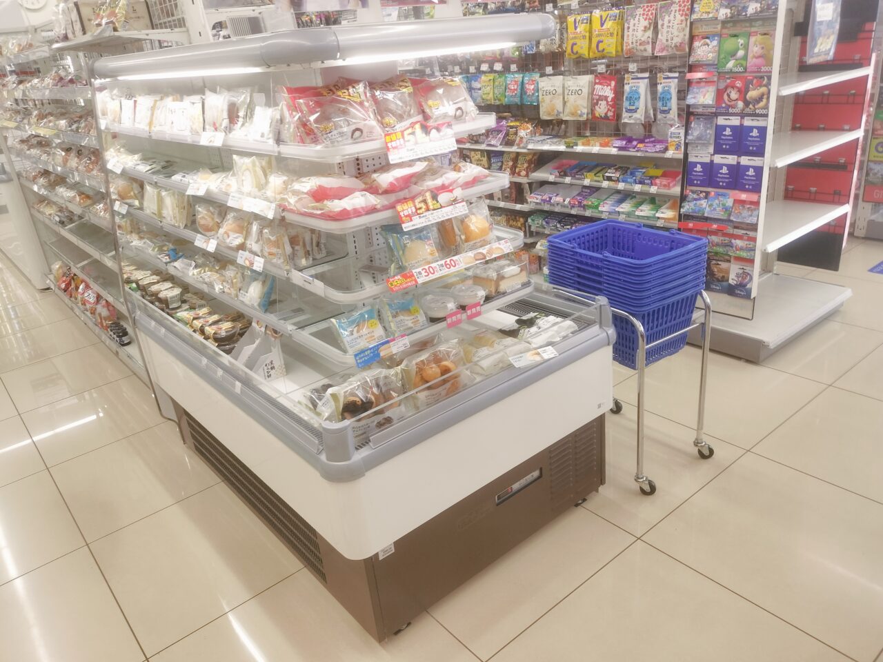 ローソン新潟西川善光寺店内