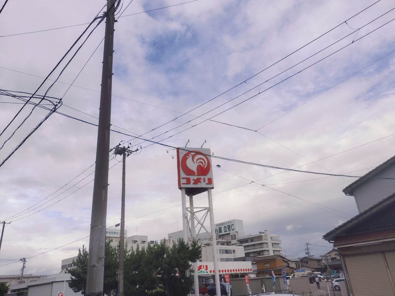 コメリハード＆グリーン看板