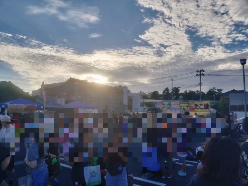 夜店まつり会場様子