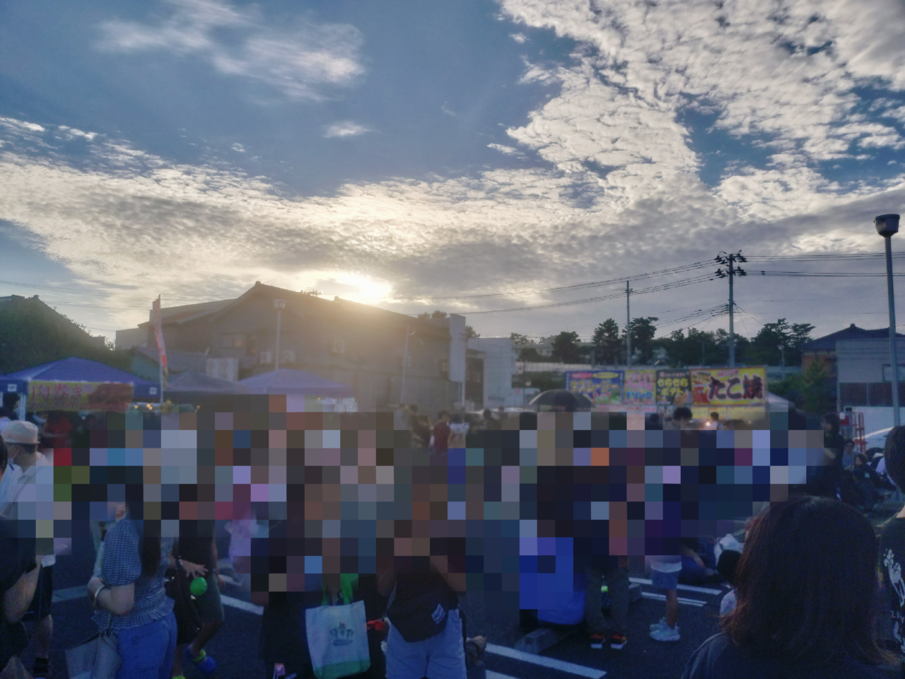 夜店まつり会場様子